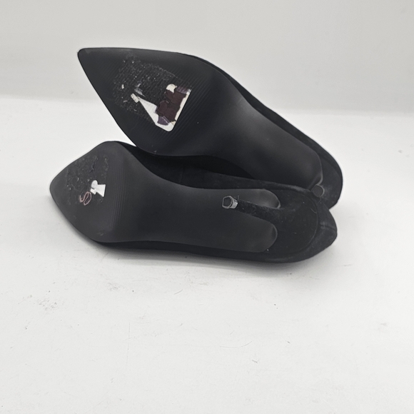 Steve Madden Luziah Black Suede Pointed Toe Heels Size 6.5 - Picture 6 of 8